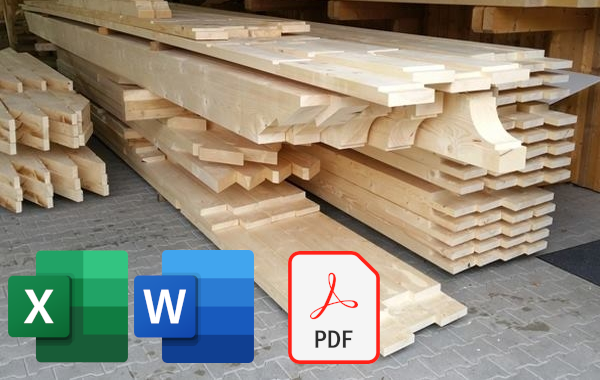 Calculs / Listes de bois et fer subdivisé par spécificité et module de VisKon