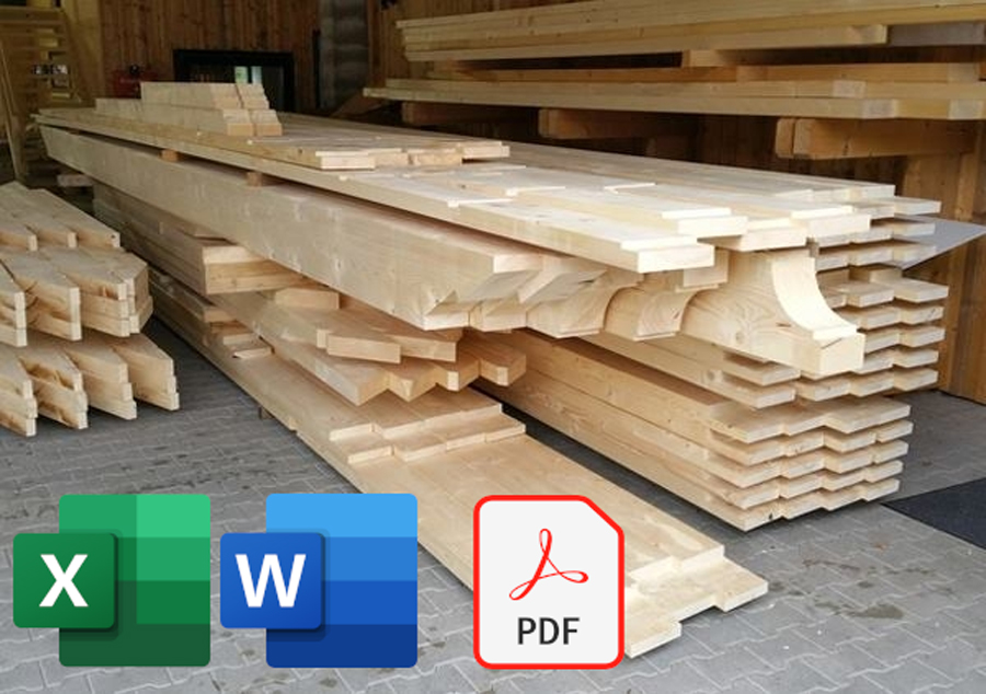 Listes/Calculs de bois, de fer et de tuiles